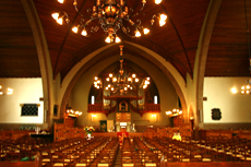 Kerkruimte van de Grote Kerk Overschie
